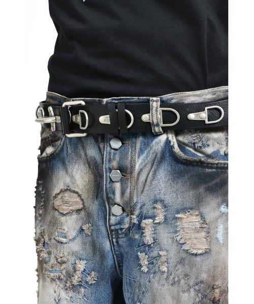 THUG CLUB ベルト 2024 Thug Club Metal Keel Belt Hip Hop Street Genuine