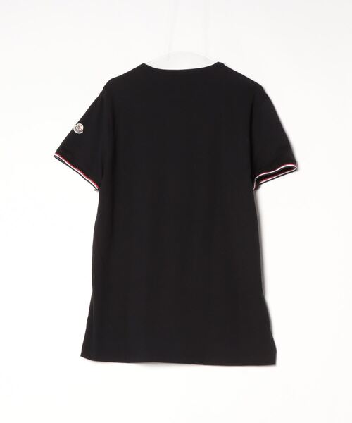 MONCLER ブラック 半袖Tシャツ モンクレール(MONCLER)モンクレール Tシャツ 半袖Tシャツ 衣料品