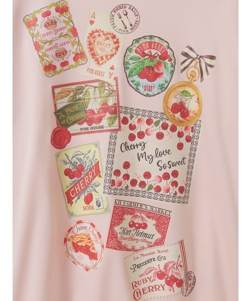 PINK HOUSE（ピンクハウス） tシャツ チェリープリントカットソー