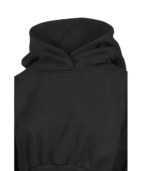 entire studios / CROPPED HEAVY HOOD/パーカー/--/コットン/BLK entire studios（エンタイアスタジオ） パーカー CROPPED HEAVY HOOD