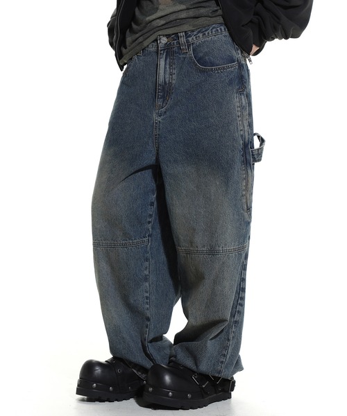 MASONPRINCEデニムパンツ MASONPRINCE 「MASONPRINCE」 加工デニムパンツ M ブルー メンズ