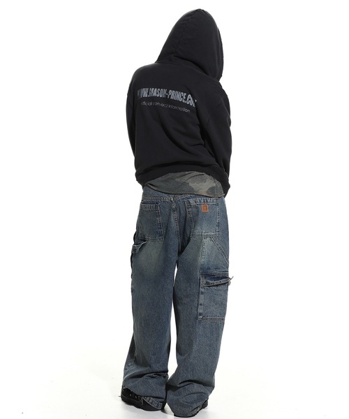 MASONPRINCE 「MASONPRINCE」 加工デニムパンツ M ブルー メンズ