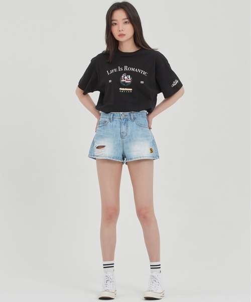 「ROMANTIC CROWN」 半袖Tシャツ MEDIUM ホワイト メンズ