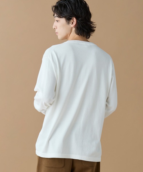 【ホワイト】サスティナブルニットTシャツ ラコステ LACOSTE サスティナブルニットTシャツ （ホワイト） -靴