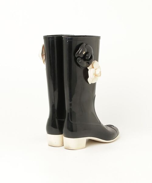 CHANEL（シャネル） レインブーツ 35 ブラック レディース : ZOZOTOWN