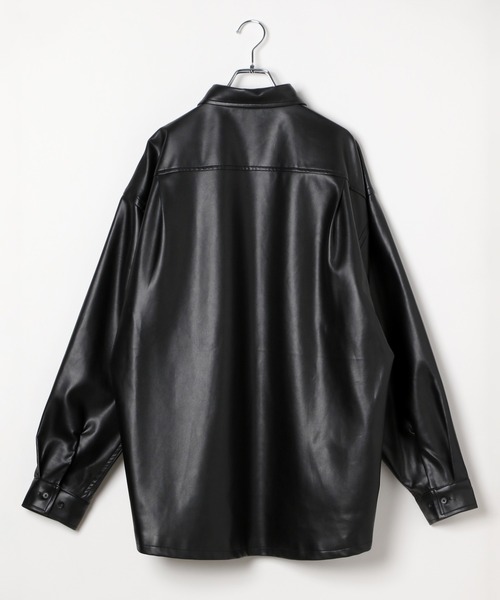 RAGEBLUE（レイジブルー） シャツ シンセティックレザー/ビッグシャツ