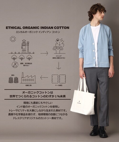 「DRESSTERIOR」 カーディガン 90 ブラック メンズ_画像2