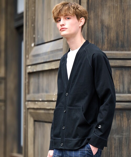 「DRESSTERIOR」 カーディガン 90 ブラック メンズ_画像6
