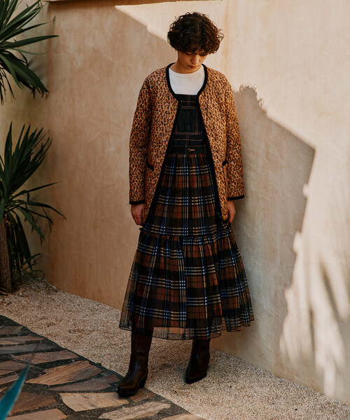 Freada（フリーダ） ワンピース チュール ドッキング サロペット