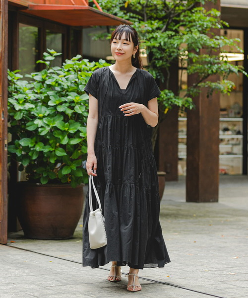 「F by ROSSO」 半袖ワンピース 36 ラベンダー レディース_画像6