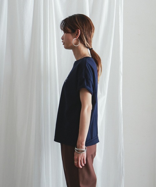 「FIL DE FER」 半袖カットソー FREE ホワイト レディース_画像5