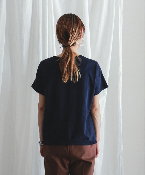 「FIL DE FER」 半袖カットソー FREE ホワイト レディース_画像6