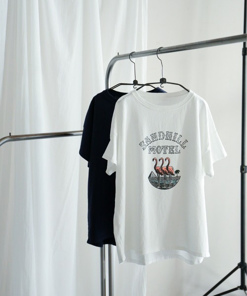 「FIL DE FER」 半袖カットソー FREE ホワイト レディース_画像9