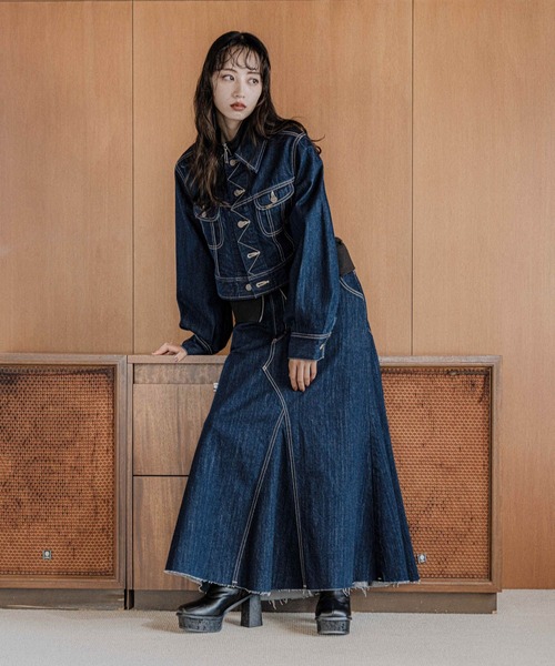 HARE（ハレ） デニムスカート 「井手上漠さん着用/Lee×HARE」Leeデニム