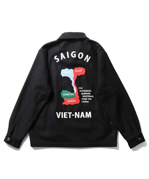 HOUSTON（ヒューストン） ブルゾン アウター メルトンベトジャン(MAP