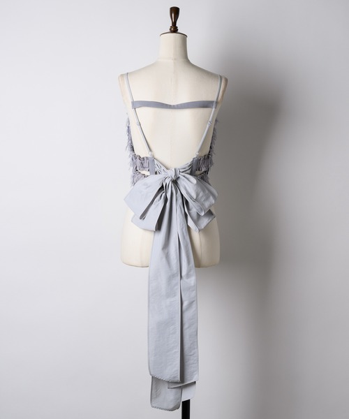 「LA BELLE ETUDE」 キャミソール FREE ライトブルー レディース_画像4