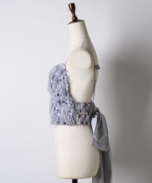 「LA BELLE ETUDE」 キャミソール FREE ライトブルー レディース_画像6