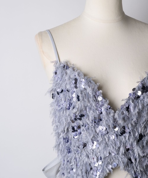 「LA BELLE ETUDE」 キャミソール FREE ライトブルー レディース_画像8