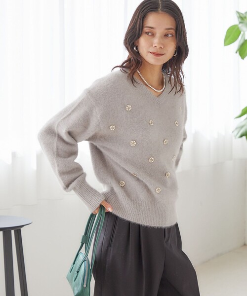 SHIPS（シップス） ニット セーター 「手洗い可能」フォックス