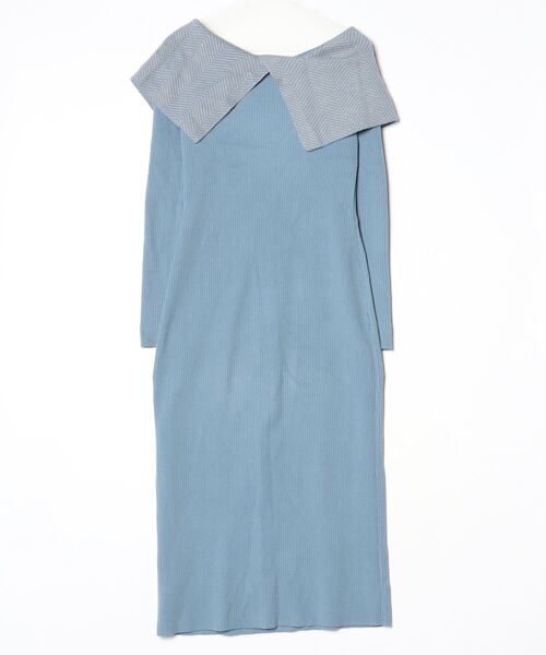 「LAGUNAMOON」 ニットワンピース MEDIUM ブルー レディース_画像2