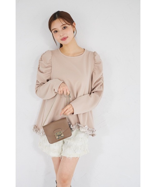 tocco closet（トッコ クローゼット） tシャツ 「ZOZO限定」ギャザー