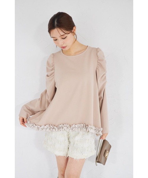 tocco closet（トッコ クローゼット） tシャツ 「ZOZO限定」ギャザー