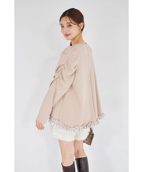 tocco closet（トッコ クローゼット） tシャツ 「ZOZO限定」ギャザー