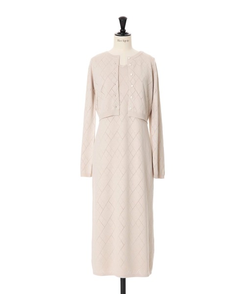 「Her lip to」 セットアップ S ブルー レディース_画像3