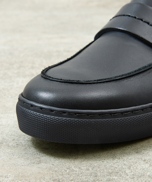 ローファー PADRONE パドローネ / Ex. LOAFERS 別注クロームレザーローファー / PA7043-2002 メンズの画像
