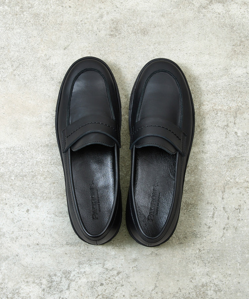 ローファー PADRONE パドローネ / Ex. LOAFERS 別注クロームレザーローファー / PA7043-2002 メンズの画像