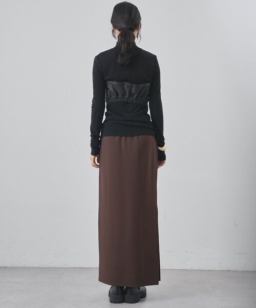 Whim Gazette（ウィム ガゼット） スカート ストレッチジャージ