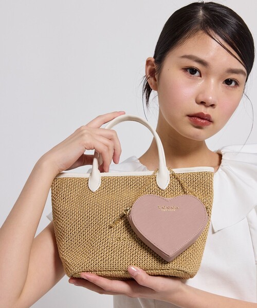 フワフワ　トッカ　カゴバッグ TOCCA（トッカ） かごバッグ カゴバッグ TO THE SUNLIGHT POCHETTE
