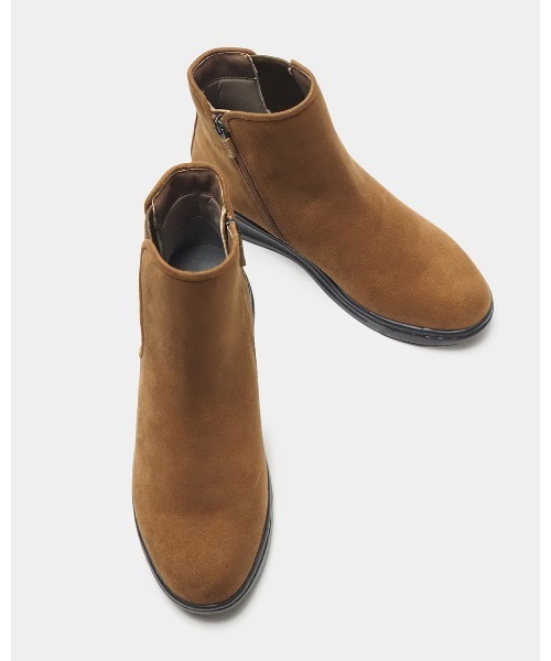 fitfitショートブーツ 撥水やわらかショートブーツLITE （ブラック） -fitfit(フィット