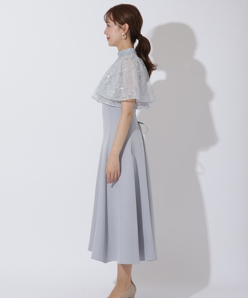 AND COUTURE（アンドクチュール） ドレス ラメフラワーチュール