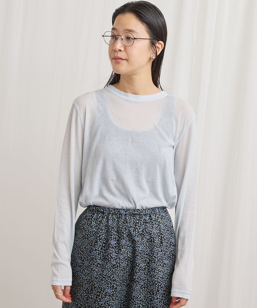 fig London（フィグロンドン） tシャツ mousse long sleeve レディース