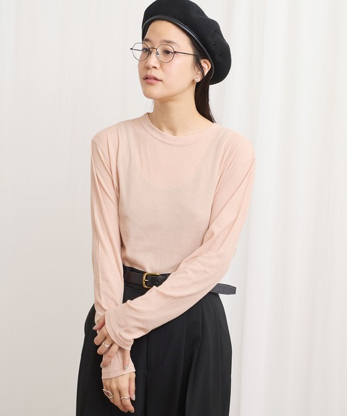 fig London（フィグロンドン） tシャツ mousse long sleeve レディース