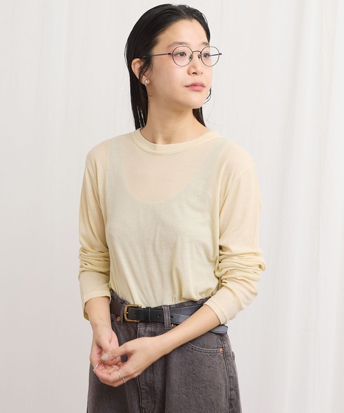 fig London（フィグロンドン） tシャツ mousse long sleeve レディース
