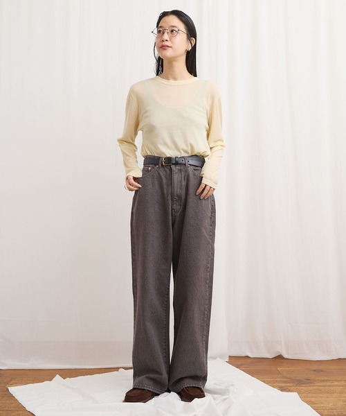 fig London（フィグロンドン） tシャツ mousse long sleeve レディース