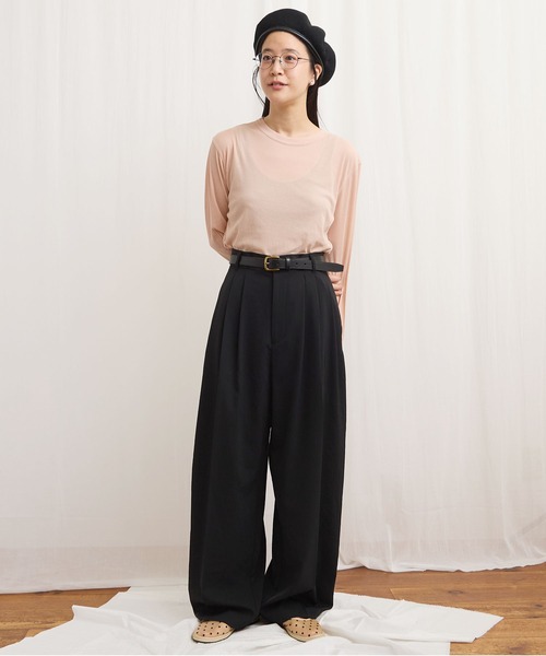 fig London（フィグロンドン） tシャツ mousse long sleeve レディース