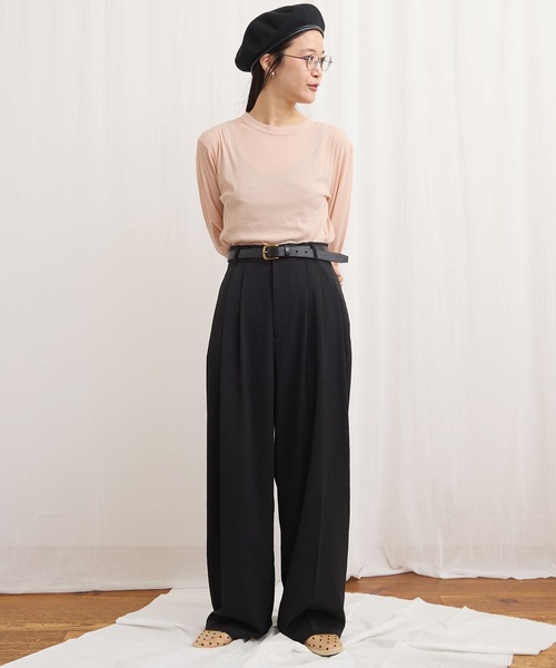 fig London（フィグロンドン） tシャツ mousse long sleeve レディース