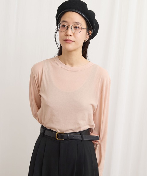 フィグロンドン15 　Tシャツ fig London（フィグロンドン） tシャツ mousse long sleeve レディース