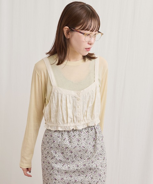 fig London（フィグロンドン） tシャツ mousse long sleeve レディース