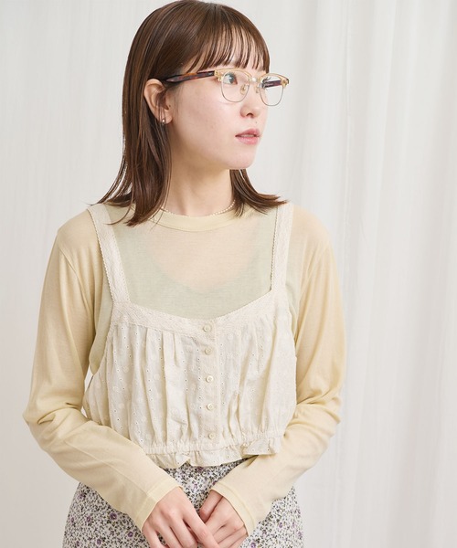 fig London（フィグロンドン） tシャツ mousse long sleeve レディース