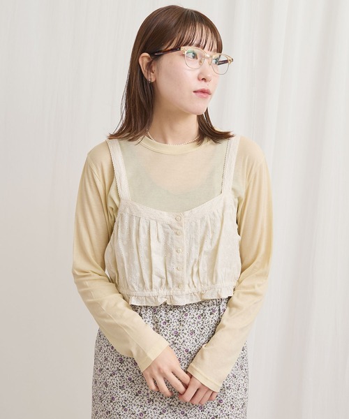 fig London（フィグロンドン） tシャツ mousse long sleeve レディース