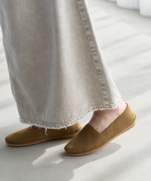 LE TALON（ル タロン） シューズ レザーモールドスリッポン レディース