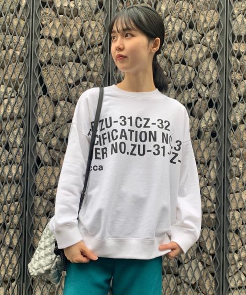 ZUCCa（ズッカ） スウェットカットソー X-LARGE ブラック レディース