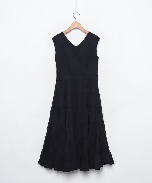 「MISCH MASCH」 ノースリーブワンピース M ブラック レディース_画像2