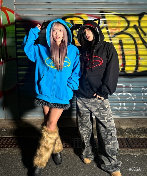 A'gem（エージェム） パーカー A'GEM/9 × .kom METAL SONIC ZIP UP