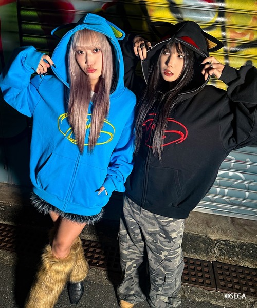 A'gem（エージェム） パーカー A'GEM/9 × .kom METAL SONIC ZIP UP