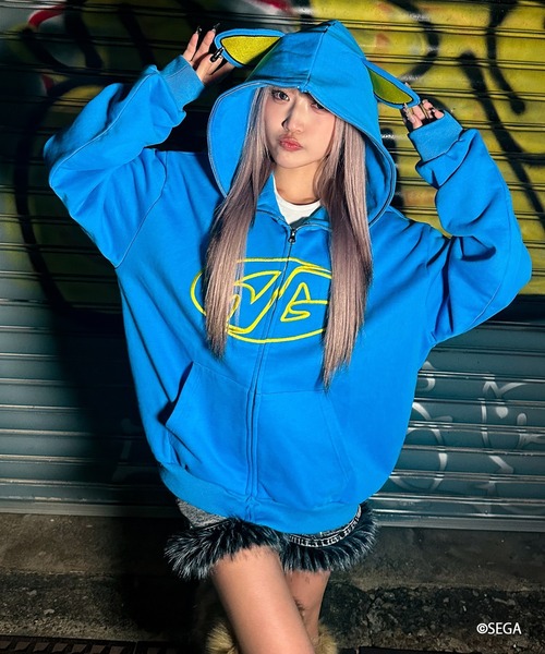 A'gem（エージェム） パーカー A'GEM/9 × .kom METAL SONIC ZIP UP